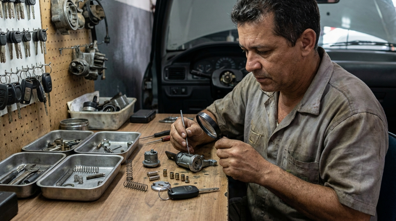 Reparo de Fechadura Automotiva no Bom Jardim, São José do Rio Preto‑SP